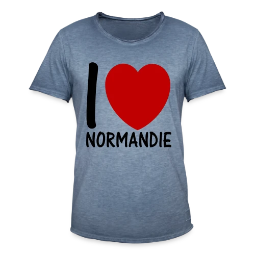 J'aime la Normandie - T-shirt vintage Homme
