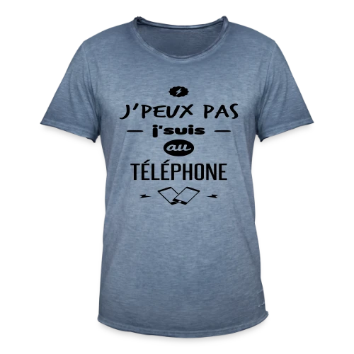 J'suis au téléphone - T-shirt vintage Homme