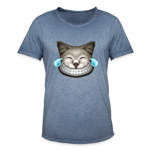 Chat Hilarant Explosion Rires - T-shirt vintage Homme