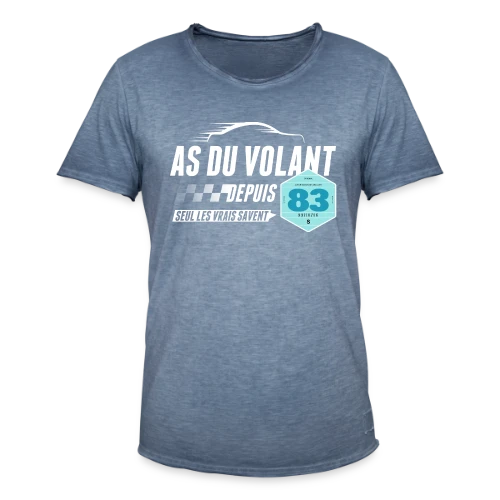 T-shirt As du Volant 1983 - Légende de la Route - T-shirt vintage Homme