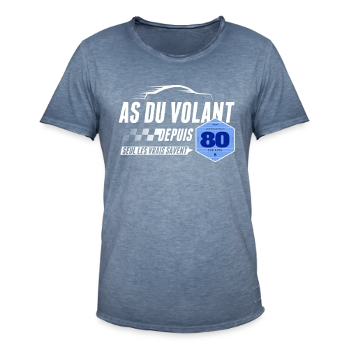 As du Volant depuis 1980 - T-Shirt Humoristique - T-shirt vintage Homme