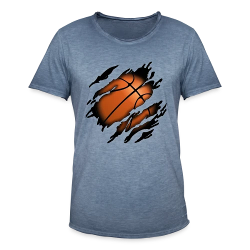 Le Basketball en Moi - Esprit Sportif - T-shirt vintage Homme