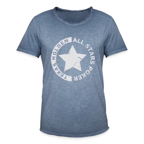 Poker All Stars: Texas Hold'em Légendes - T-shirt vintage Homme