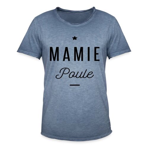 T-shirt Super Mamie Poule - T-shirt vintage Homme