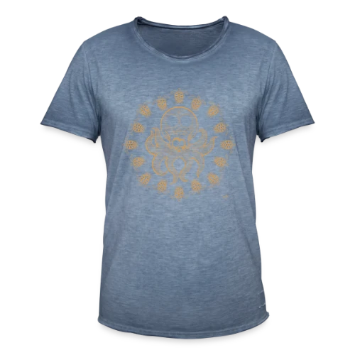 Crâne Poulpe - T-shirt vintage Homme