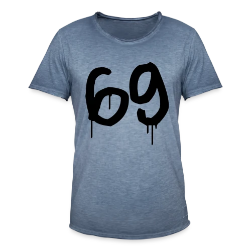 Numéro 69 Graffiti - T-shirt vintage Homme