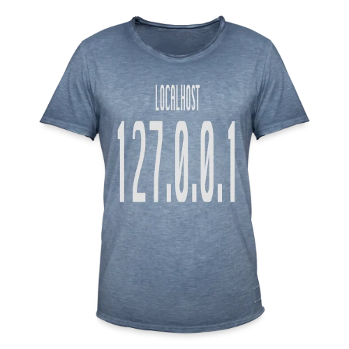 Localhost 127.0.0.1 - No Place Like Home pour Geek - T-shirt vintage Homme
