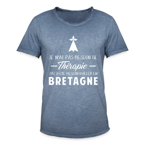 Thérapie Bretagne - T-shirt vintage Homme