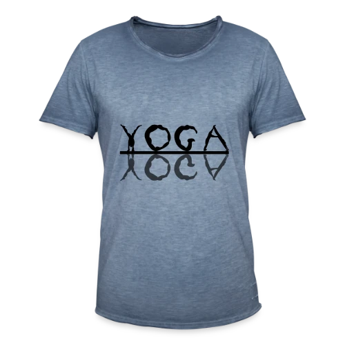 T-Shirt Yoga: L'Essence du Bien-être - T-shirt vintage Homme