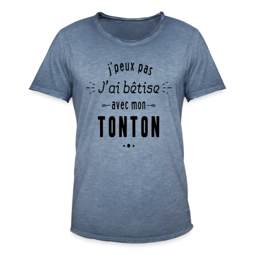 Complice de Bêtises avec Tonton - T-shirt vintage Homme