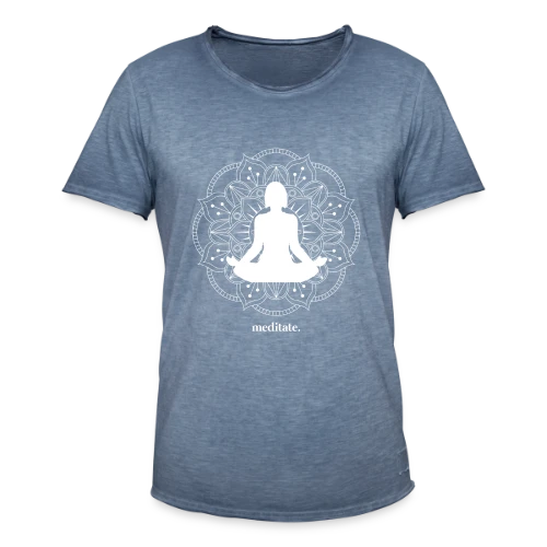 T-Shirt Yoga: Harmonie Corps & Esprit - T-shirt vintage Homme