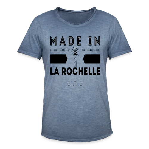 Né(e) à La Rochelle : L'Esprit Rochelais - T-shirt vintage Homme