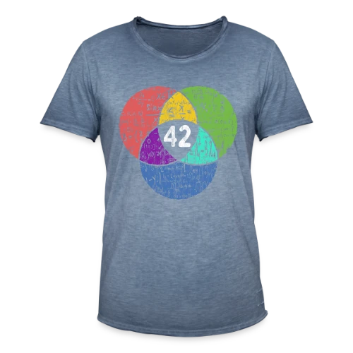 42 - La Réponse Ultime Nerd & Science-Fiction - T-shirt vintage Homme