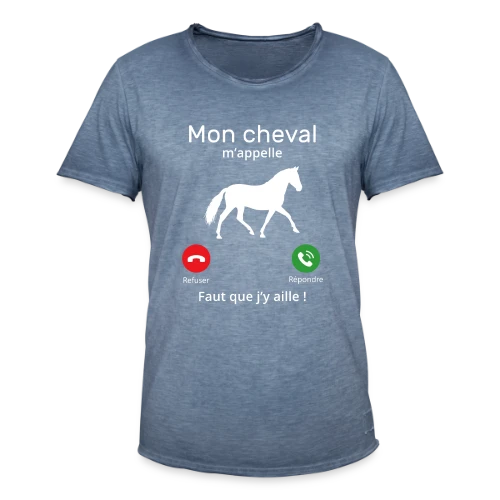 Mon Cheval M'appelle - T-shirt vintage Homme