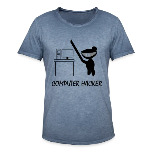 Codeur Ninja | Humour Hacker - T-shirt vintage Homme