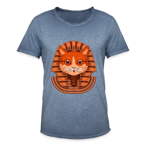 Pharaon Félin - T-shirt vintage Homme