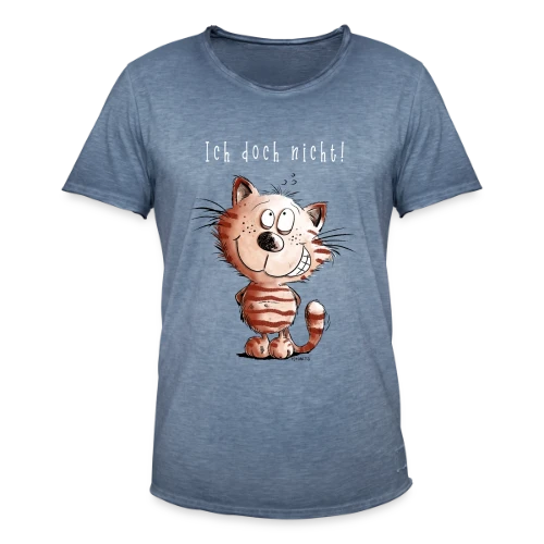 Pas moi, la chatte coquine - T-shirt humour félin - T-shirt vintage Homme