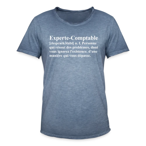 Définition de l'Experte-Comptable | T-Shirt Humour Métier Femme - T-shirt vintage Homme