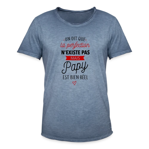 Papy Parfait : La Perfection Faite Homme - T-shirt vintage Homme