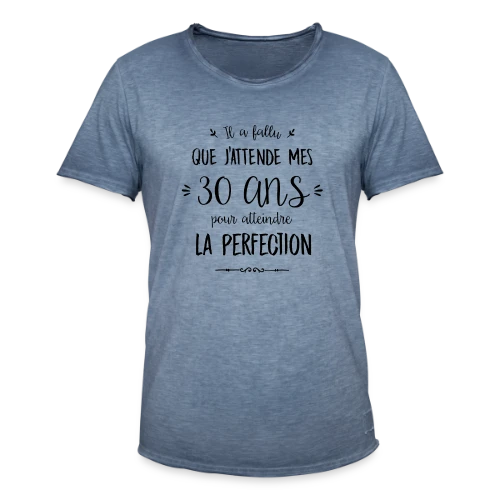 30 Ans : La Perfection Atteinte ! - T-shirt vintage Homme