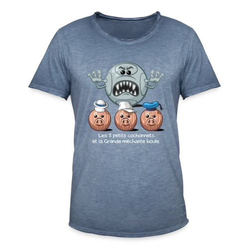 Les 3 petits cochons - T-shirt vintage Homme