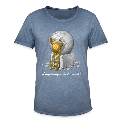 L'Art de la Pétanque : Quand le Sport Rencontre le Style - T-shirt vintage Homme