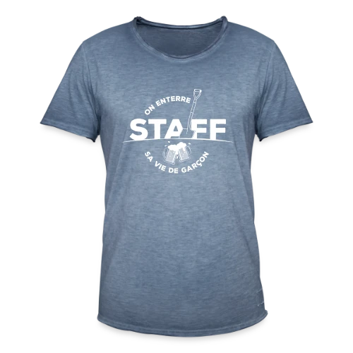 Équipe EVG Futur Marié - T-shirt vintage Homme