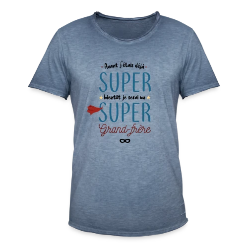 Futur Super Grand Frère - T-shirt vintage Homme
