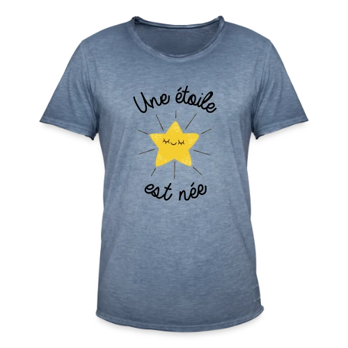 Une Étoile est Née - T-shirt vintage Homme