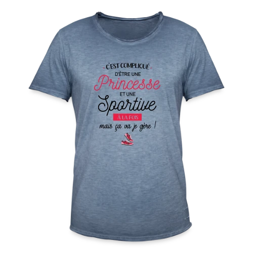Princesse Sportive : Je Gère ! - T-shirt vintage Homme