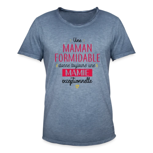 T-shirt Mamie Exceptionnelle - T-shirt vintage Homme