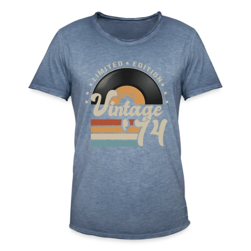 Vinyle Vintage 1974 – Anniversaire 49 ans - T-shirt vintage Homme