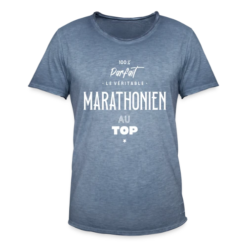 Marathonien au Top - T-shirt vintage Homme