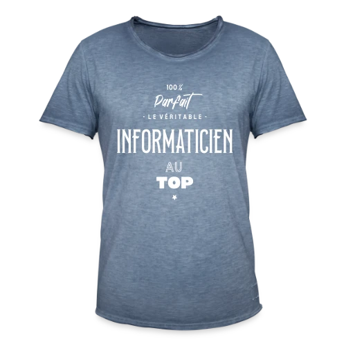 L'Informaticien au Top - T-shirt vintage Homme