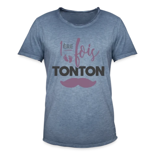 Tonton Première Fois : La Fierté Assumée - T-shirt vintage Homme
