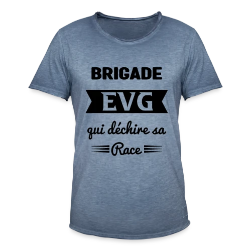 Brigade EVG qui déchire - T-shirt vintage Homme