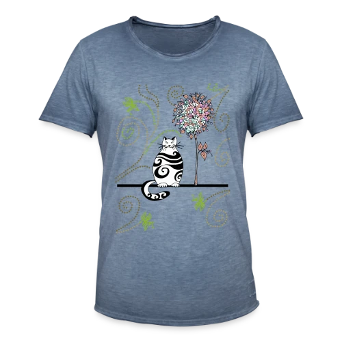 Mon Chat Adoré - T-shirt vintage Homme