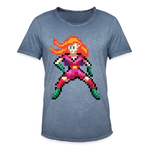 Super-Héroïne Rouge - T-shirt vintage Homme