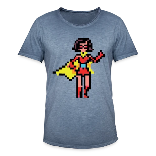 Super-Héroïne Rétro Mag - T-shirt vintage Homme