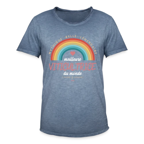 Meilleure Viticultrice du Monde - T-shirt vintage Homme