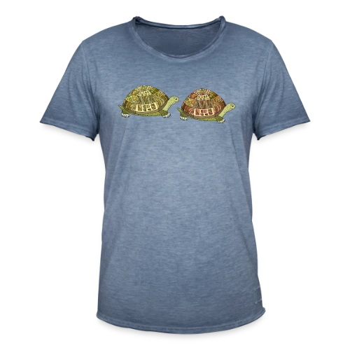 Tortue Élégante - T-shirt vintage Homme