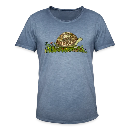 Majestueuse Tortue - T-shirt vintage Homme