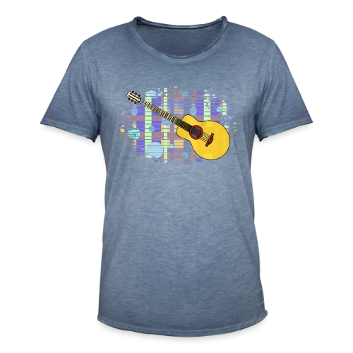 Mélodie Guitare - T-shirt vintage Homme