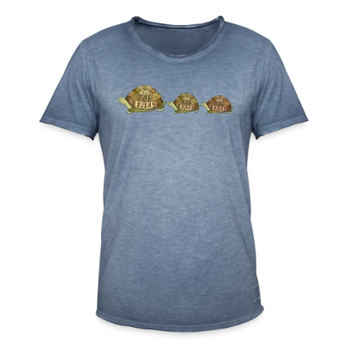 Design Tortue Aquatique - T-shirt vintage Homme