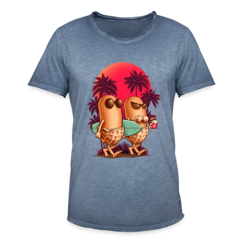 Cacahuètes en Vacances - T-shirt vintage Homme
