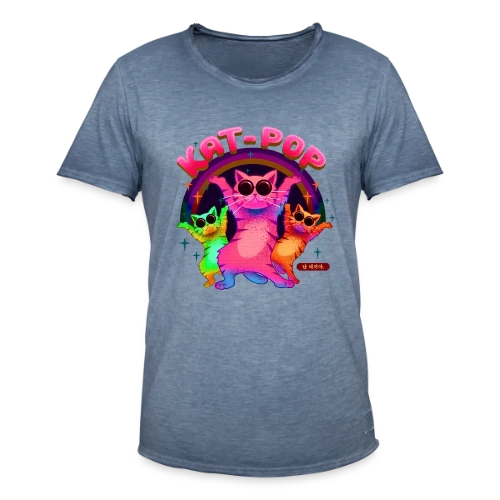 K-Pop Félins en Folie - T-shirt vintage Homme