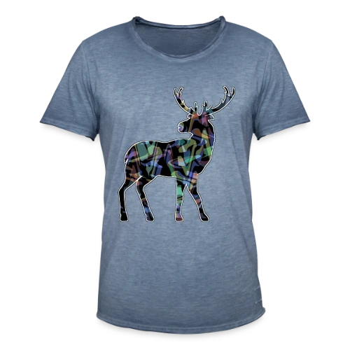 Majestueux Cerf - T-shirt vintage Homme