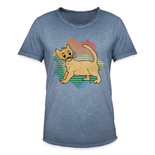 Mon Chat Adoré - T-shirt vintage Homme