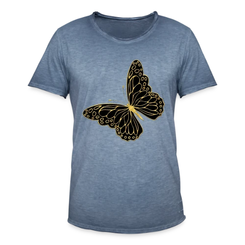 Papillon Élégant - T-shirt vintage Homme