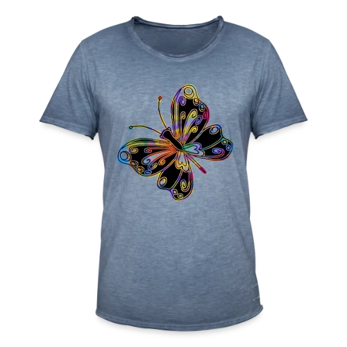 Papillon Élégant - T-shirt vintage Homme